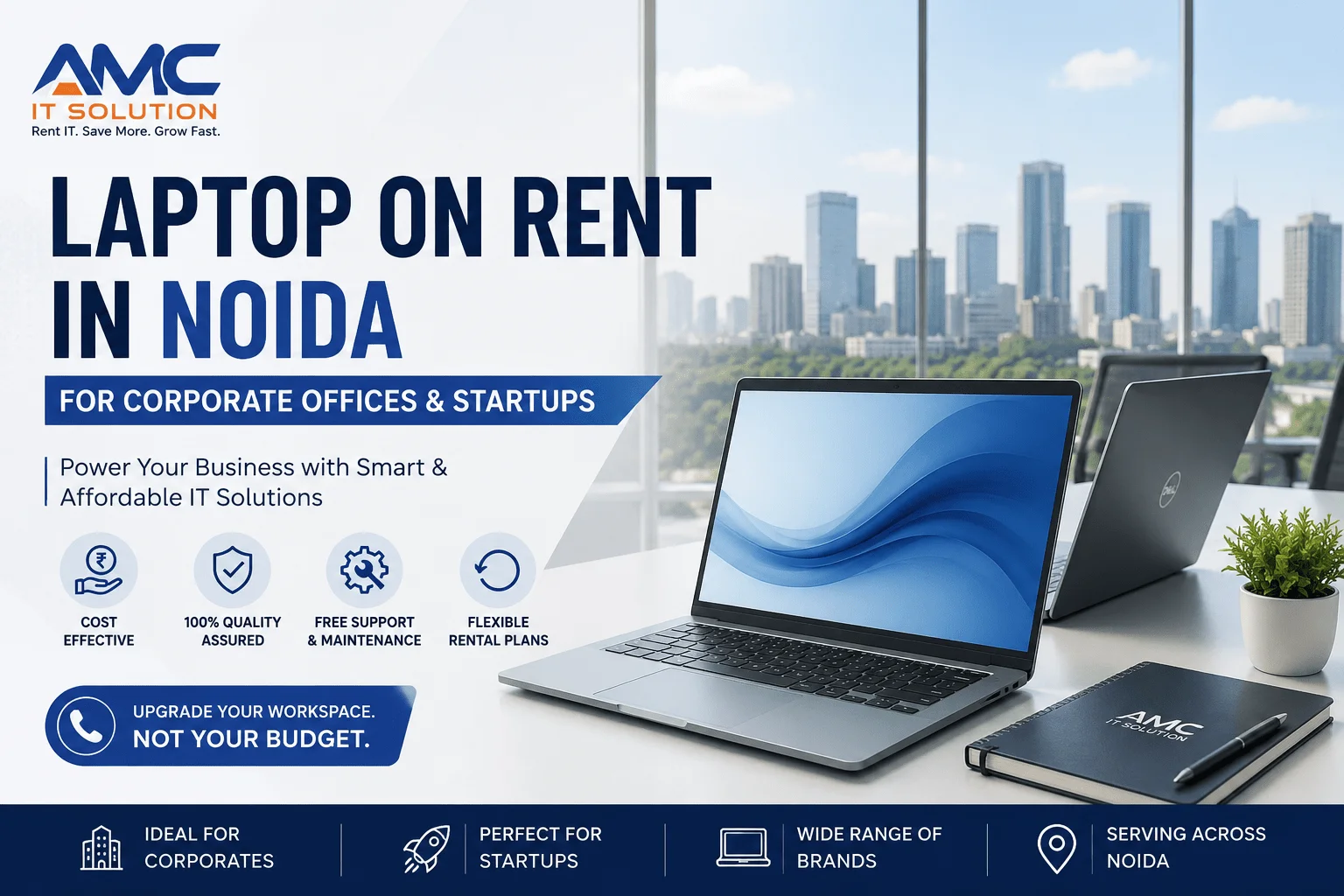 Rent laptop in Noida – reliable laptop rental service