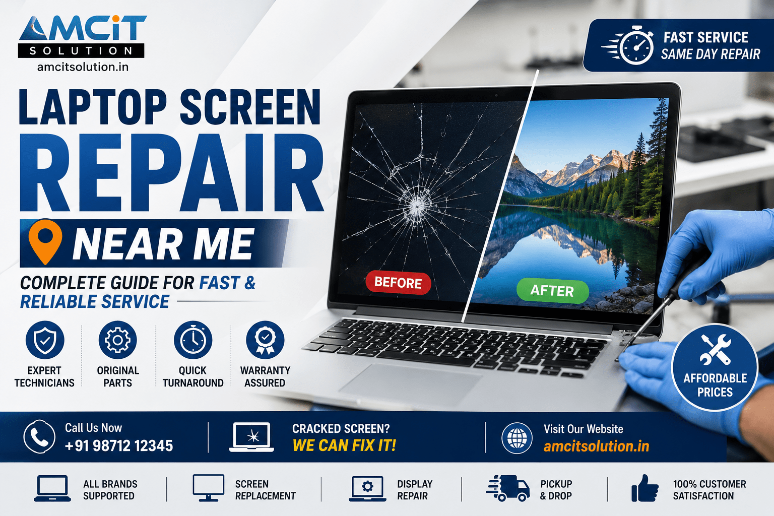 Laptop Screen Repair Near Me