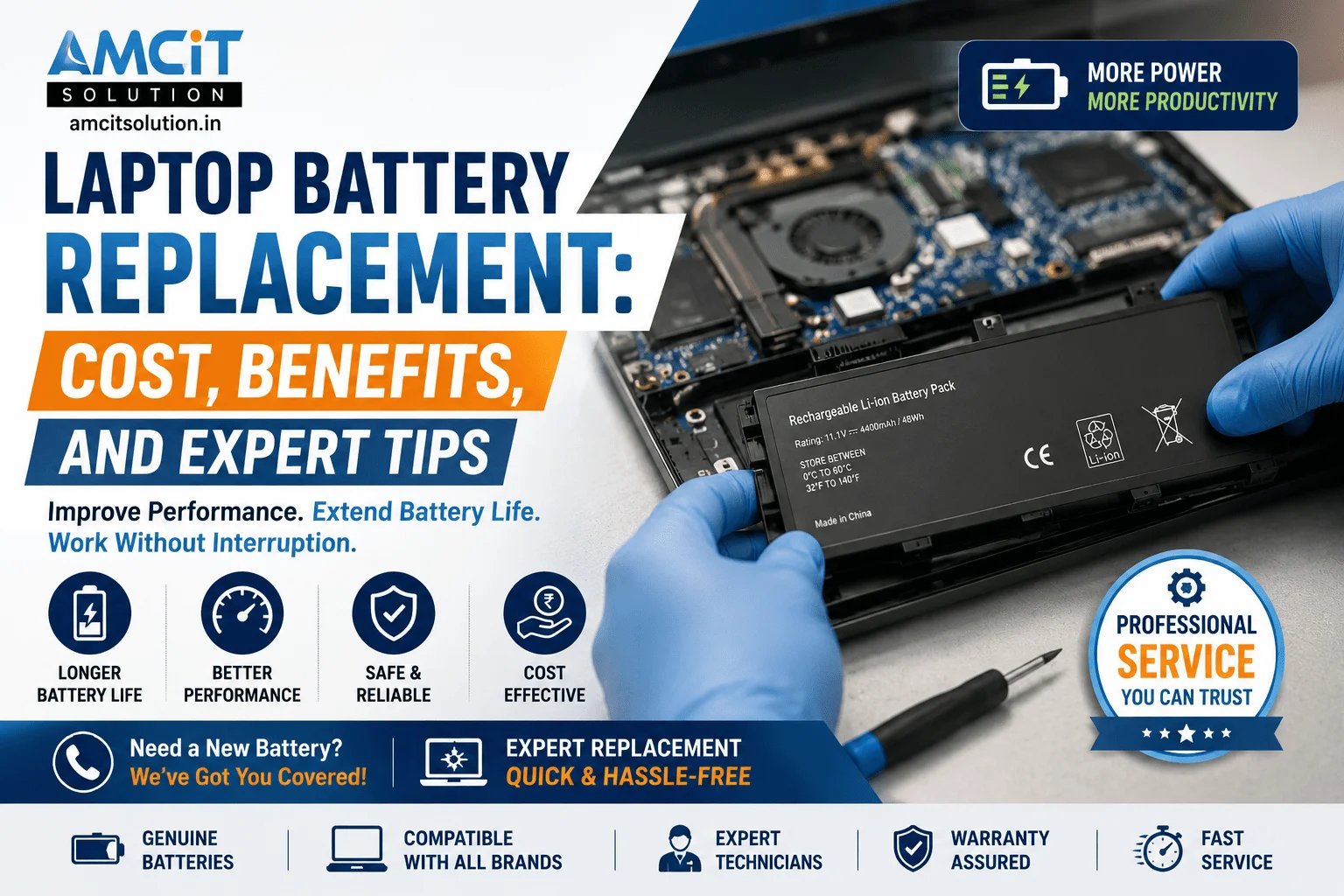 Laptop Battery Replacement: Cost, Benefits, and Expert Tips